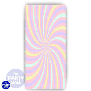 Espiral - Funda para mampara de punta redonda o rectangular Mampara de punta redonda