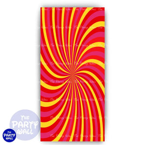 Espiral - Funda para mampara de punta redonda o rectangular Mampara de punta redonda