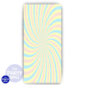 Espiral - Funda para mampara de punta redonda o rectangular Mampara de punta redonda