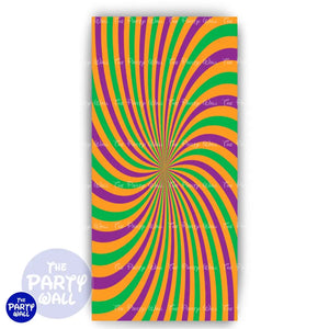 Espiral - Funda para mampara de punta redonda o rectangular Mampara de punta redonda