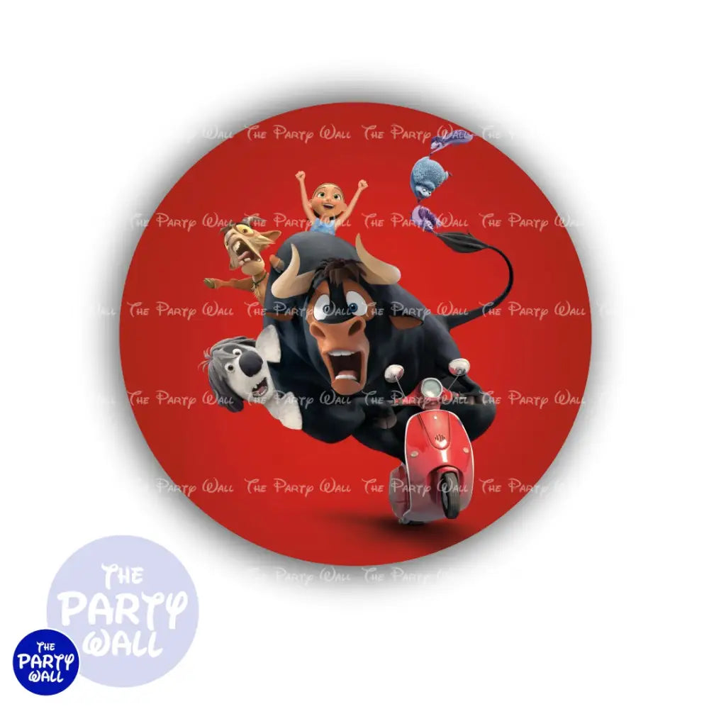 Ferdinand/Ole el Toro - Funda para mampara circular Circular