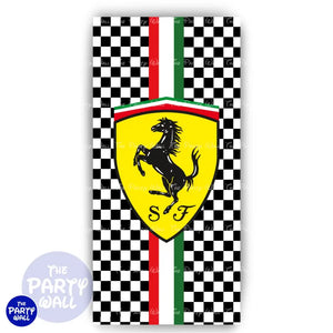 Ferrari - Funda para mampara de punta redonda o rectangular Mampara de punta redonda