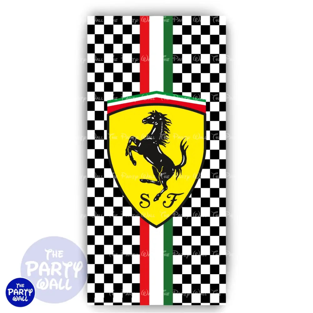 Ferrari - Funda para mampara de punta redonda o rectangular Mampara de punta redonda