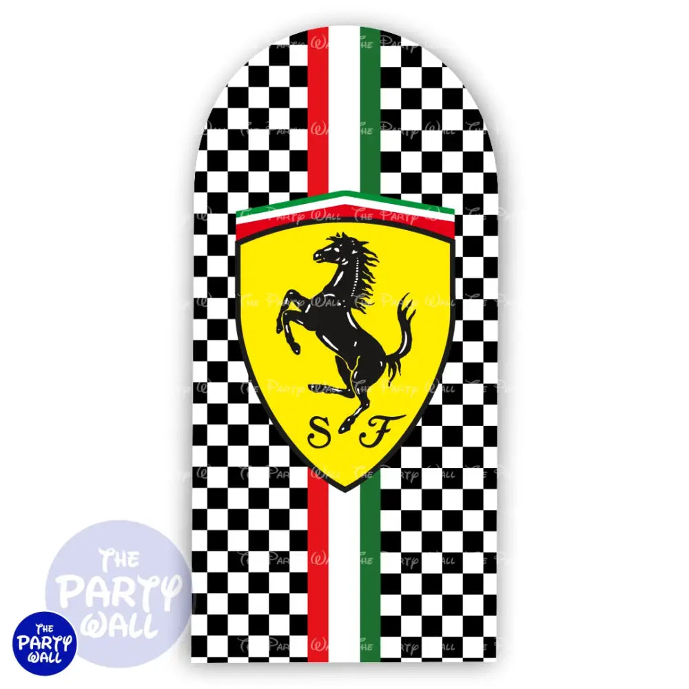 Ferrari - Funda para mampara de punta redonda o rectangular Mampara de punta redonda