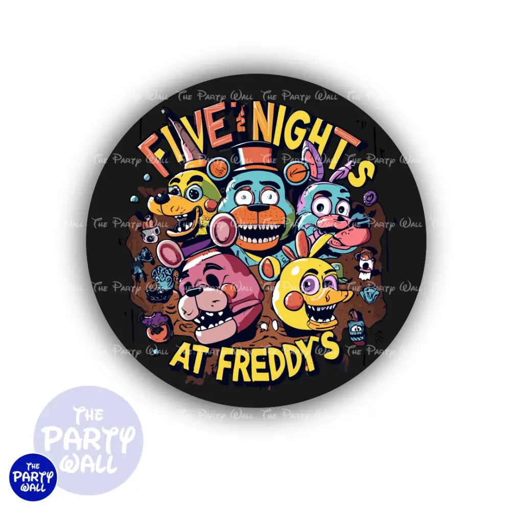 Five Nights at Freddy’s - Funda para mampara circular Circular