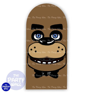 Five Nights at Freddy’s - Funda para mampara de punta redonda o rectangular Mampara de punta redonda