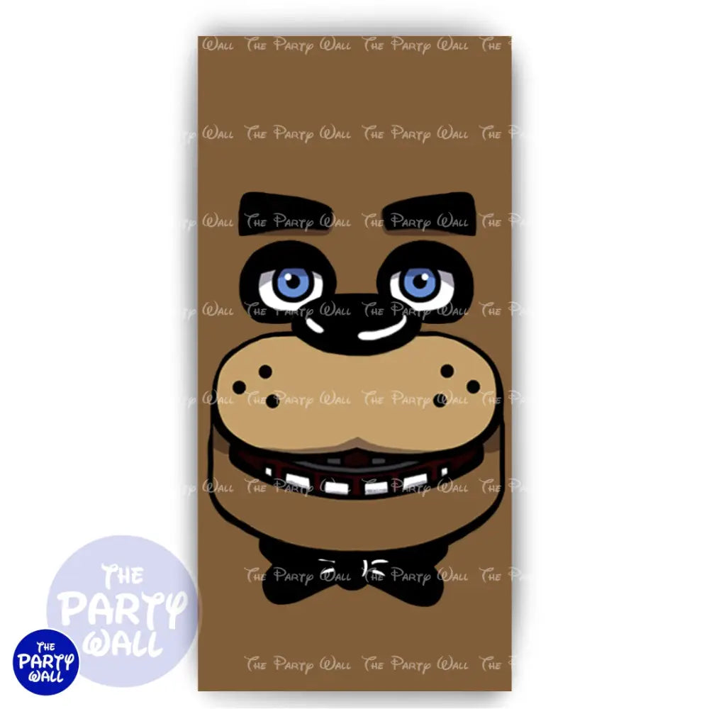 Five Nights at Freddy’s - Funda para mampara de punta redonda o rectangular Mampara de punta redonda