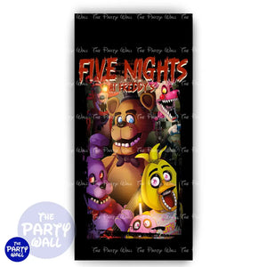 Five Nights at Freddy’s - Funda para mampara de punta redonda o rectangular Mampara de punta redonda