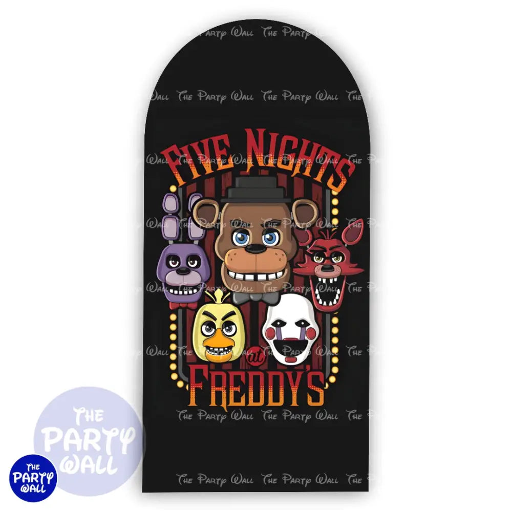 Five Nights at Freddy’s - Funda para mampara de punta redonda o rectangular Mampara de punta redonda