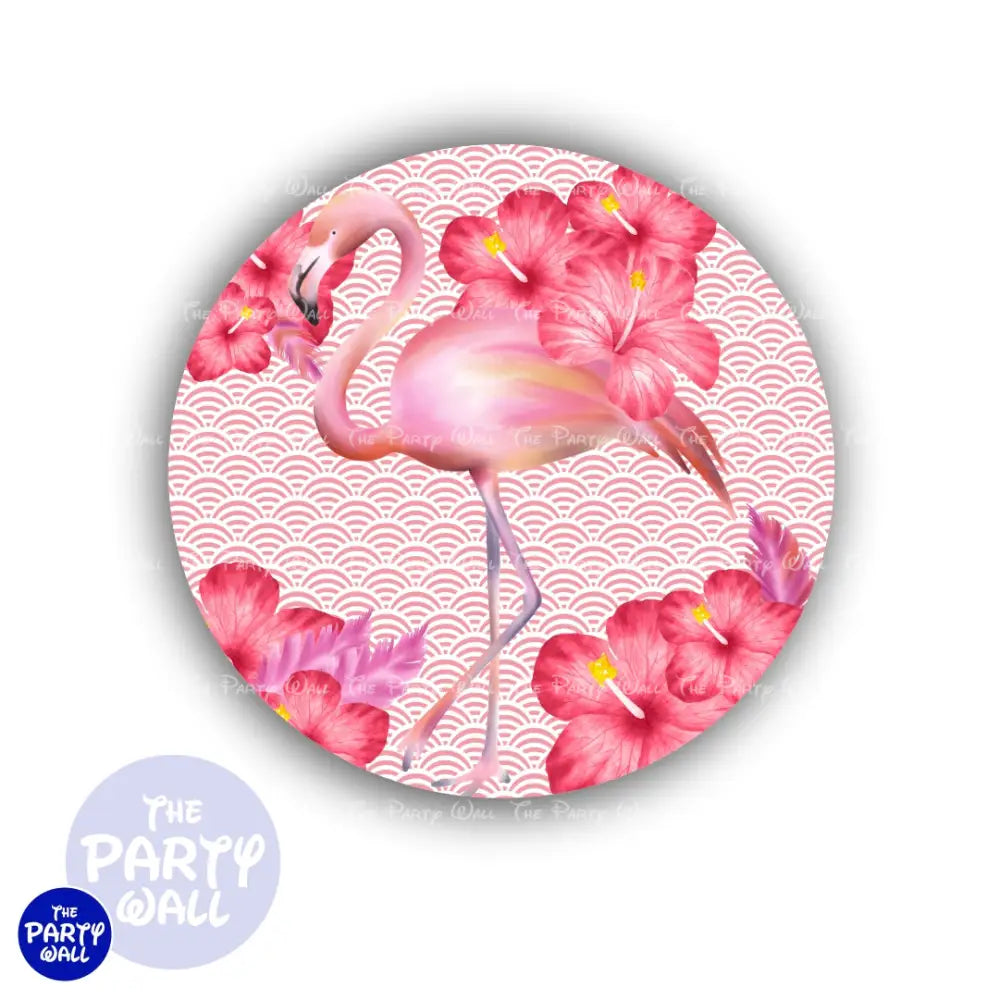 Flamingo - Funda para mampara circular Circular