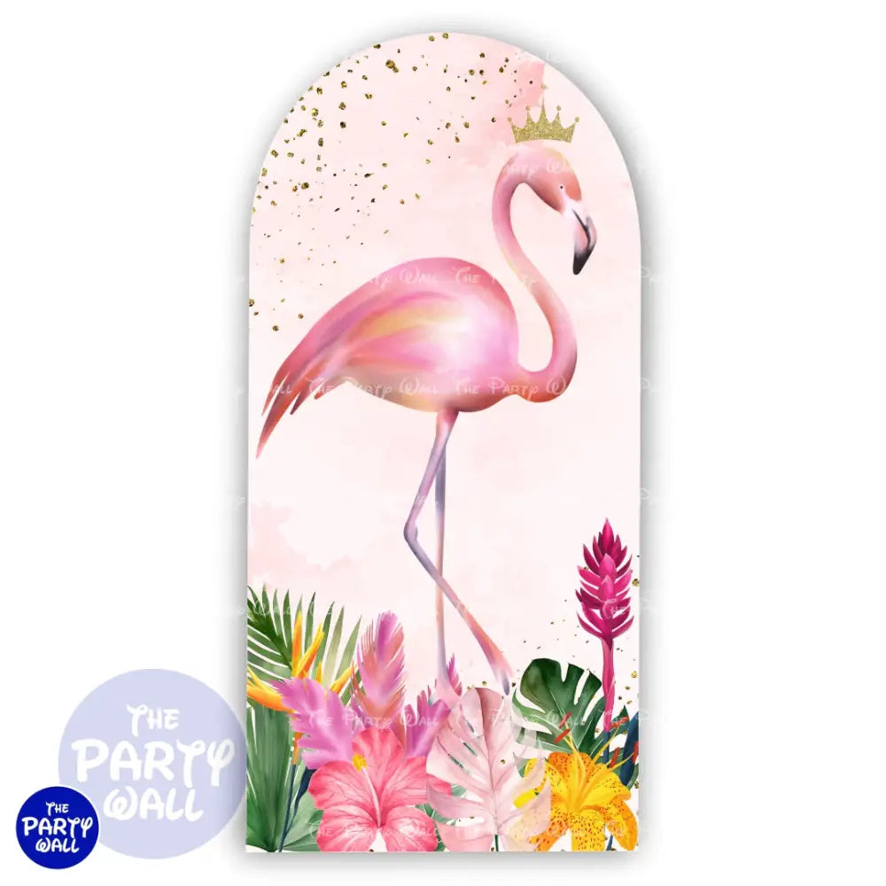 Flamingo - Funda para mampara de punta redonda o rectangular Mampara de punta redonda