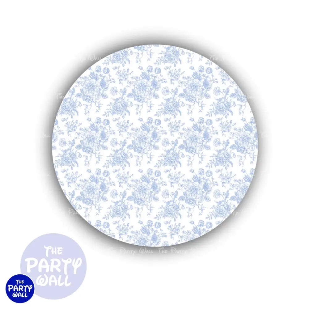 Flores - Funda para mampara circular Circular