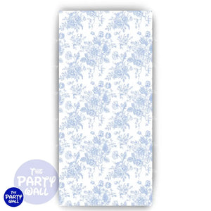 Flores - Funda para mampara de punta redonda o rectangular Mampara de punta redonda