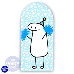 Flork - Funda para mampara de punta redonda o rectangular Mampara de punta redonda