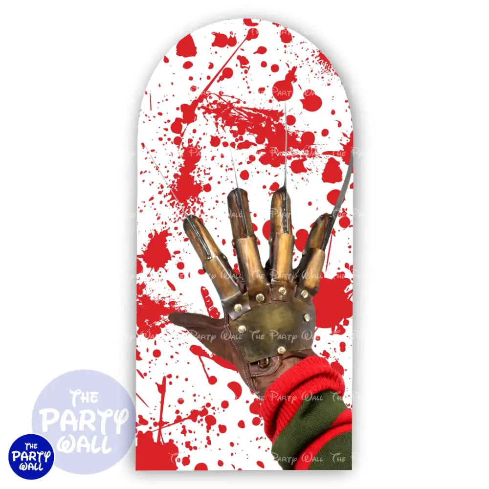 Freddy Krueger - Funda para mampara de punta redonda o rectangular Mampara de punta redonda