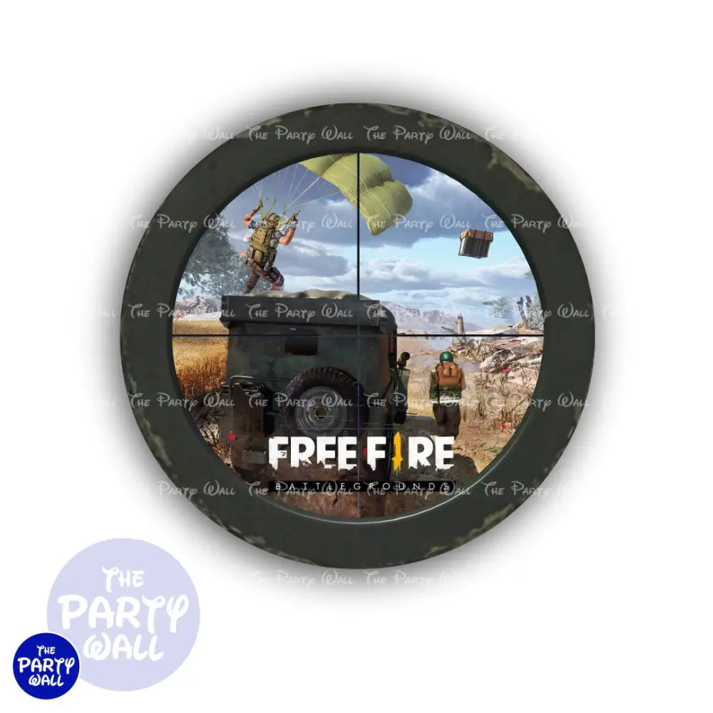 Free Fire - Funda para mampara circular Circular