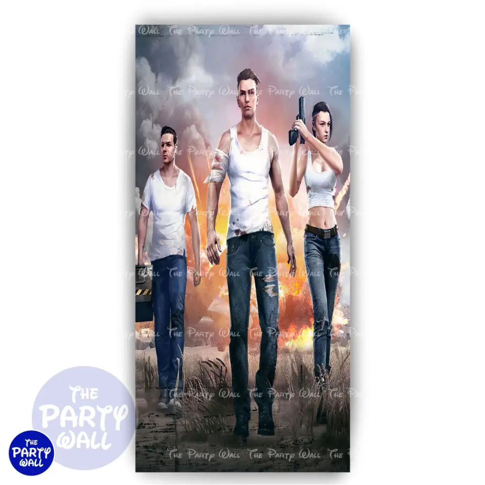 Free Fire - Funda para mampara de punta redonda o rectangular Mampara de punta redonda