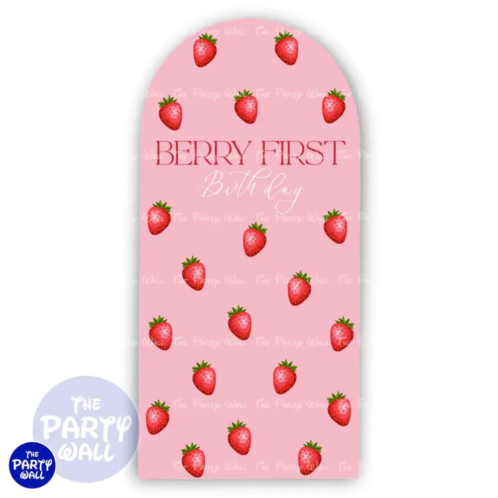 Fresas - Funda para mampara de punta redonda o rectangular Mampara de punta redonda