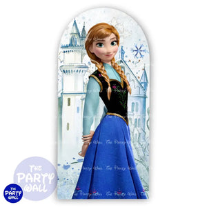 Frozen - Funda para mampara de punta redonda o rectangular Mampara de punta redonda