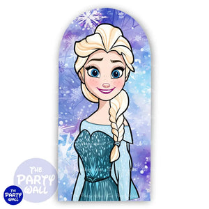 Frozen - Funda para mampara de punta redonda o rectangular Mampara de punta redonda