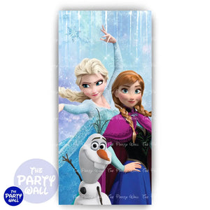 Frozen - Funda para mampara de punta redonda o rectangular Mampara de punta redonda