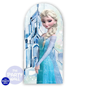 Frozen - Funda para mampara de punta redonda o rectangular Mampara de punta redonda