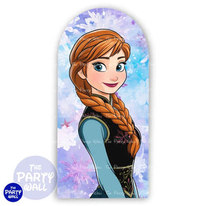 Frozen - Funda para mampara de punta redonda o rectangular Mampara de punta redonda