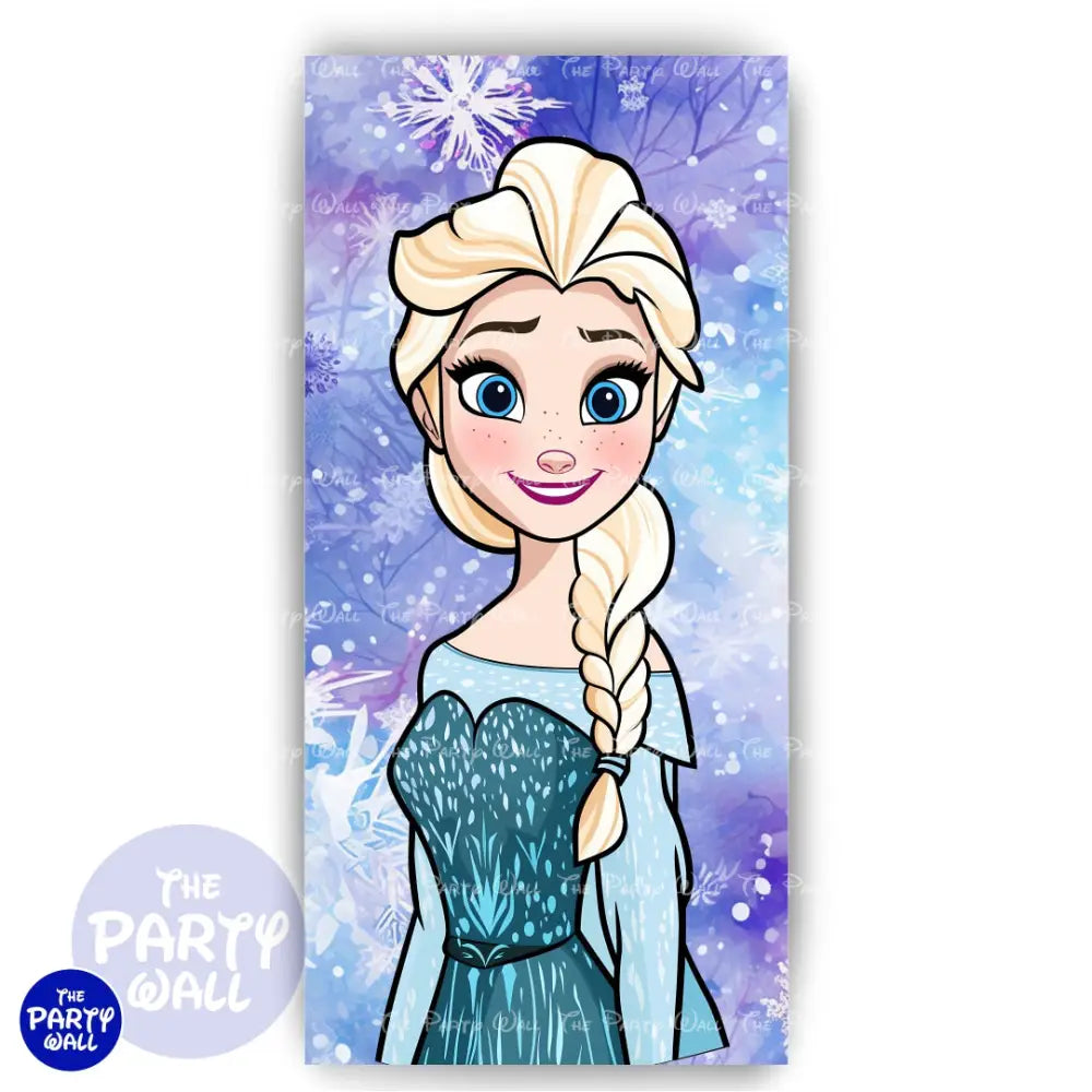 Frozen - Funda para mampara de punta redonda o rectangular Mampara de punta redonda