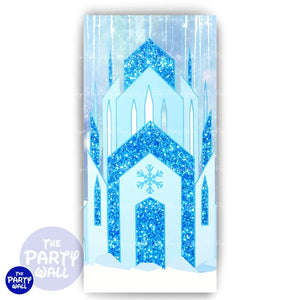 Frozen - Funda para mampara de punta redonda o rectangular Mampara de punta redonda