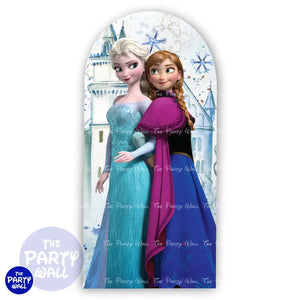 Frozen - Funda para mampara de punta redonda o rectangular Mampara de punta redonda