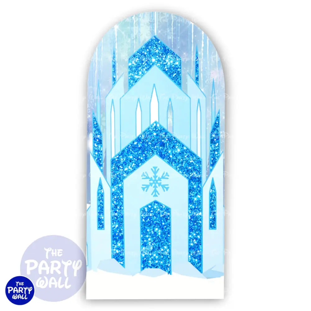 Frozen - Funda para mampara de punta redonda o rectangular Mampara de punta redonda