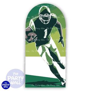 Futbol Americano - Funda para mampara de punta redonda o rectangular Mampara de punta redonda