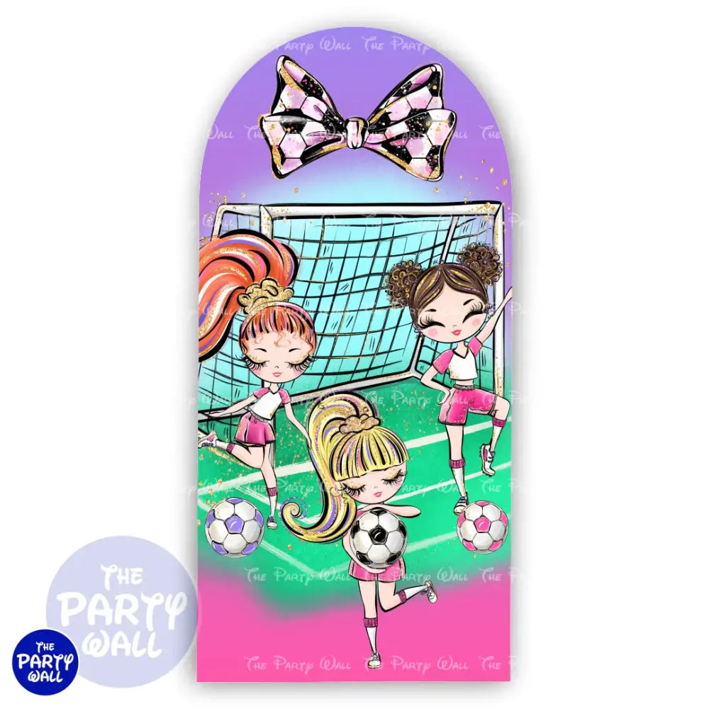 Futbol Soccer - Funda para mampara de punta redonda o rectangular Mampara de punta redonda