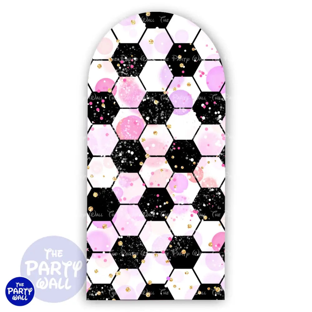 Futbol Soccer - Funda para mampara de punta redonda o rectangular Mampara de punta redonda