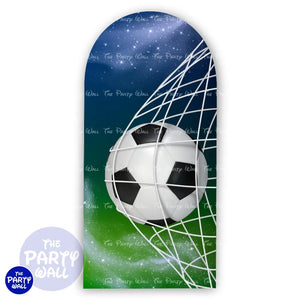 Futbol Soccer - Funda para mampara de punta redonda o rectangular Mampara de punta redonda