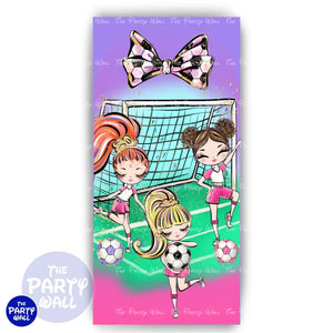 Futbol Soccer - Funda para mampara de punta redonda o rectangular Mampara de punta redonda