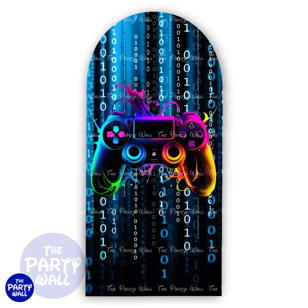 Gamer - Funda para mampara de punta redonda o rectangular Mampara de punta redonda