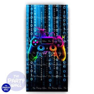 Gamer - Funda para mampara de punta redonda o rectangular Mampara de punta redonda