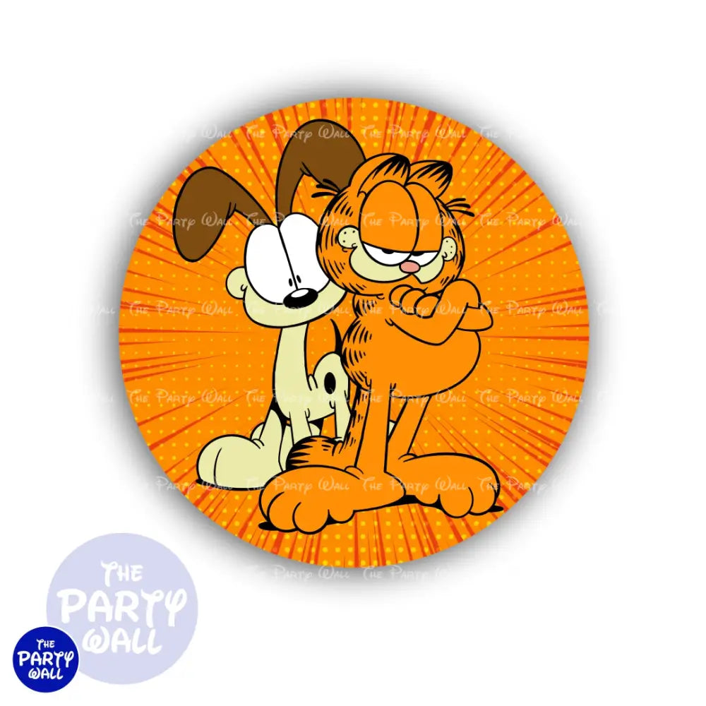 Garfield - Funda para mampara circular Circular