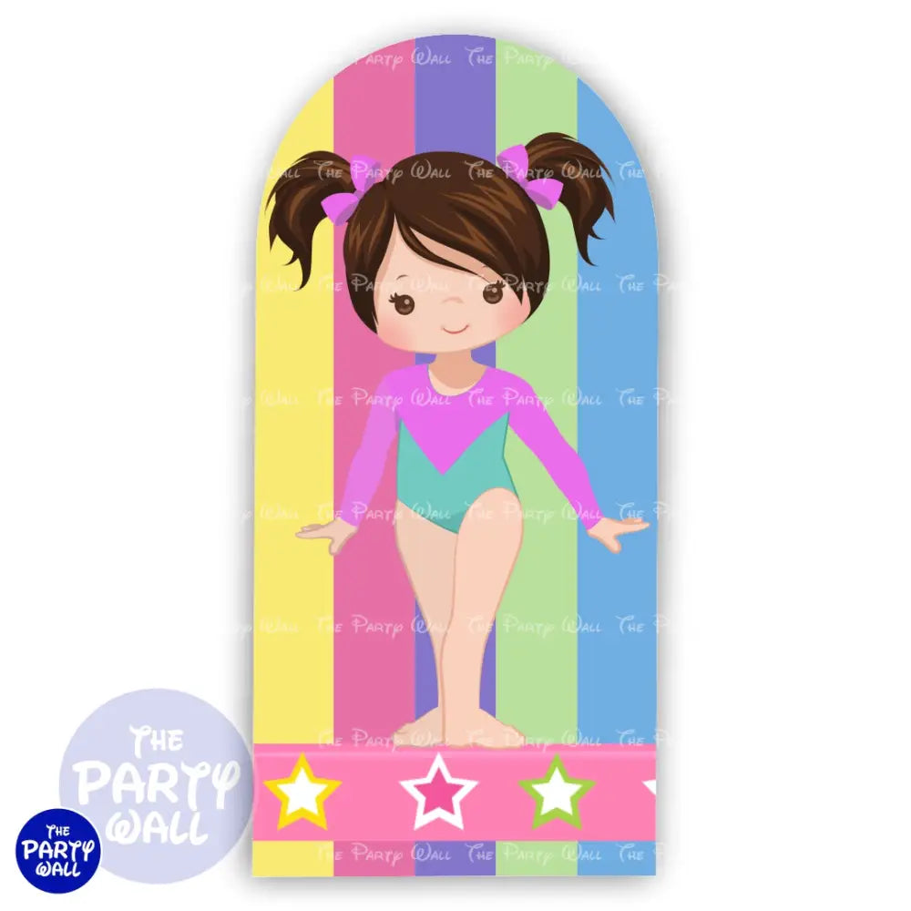 Gimnasta - Funda para mampara de punta redonda o rectangular Mampara de punta redonda