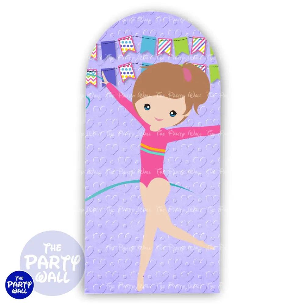 Gimnasta - Funda para mampara de punta redonda o rectangular Mampara de punta redonda