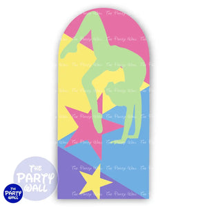 Gimnasta - Funda para mampara de punta redonda o rectangular Mampara de punta redonda