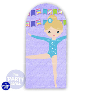 Gimnasta - Funda para mampara de punta redonda o rectangular Mampara de punta redonda