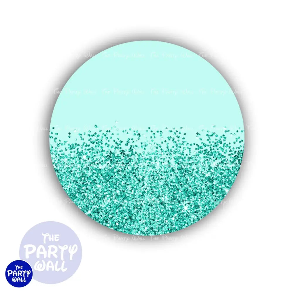 Glitter - Funda para mampara circular Circular