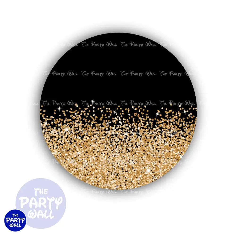 Glitter - Funda para mampara circular Circular