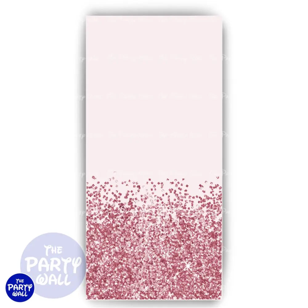 Glitter - Funda para mampara de punta redonda o rectangular Mampara de punta redonda