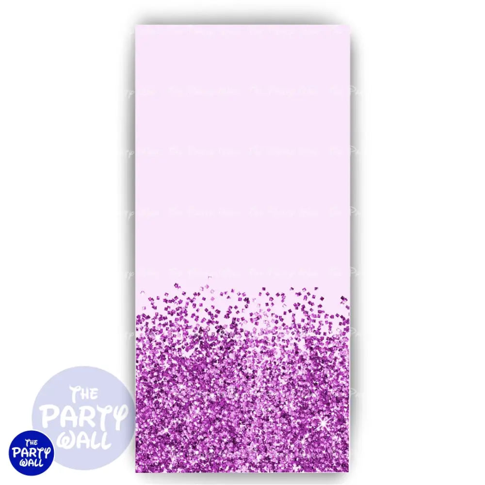 Glitter - Funda para mampara de punta redonda o rectangular Mampara de punta redonda