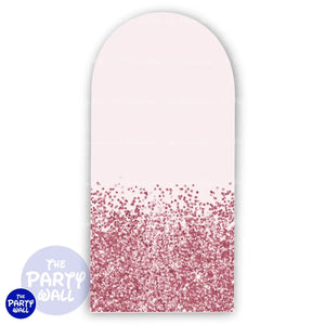 Glitter - Funda para mampara de punta redonda o rectangular Mampara de punta redonda