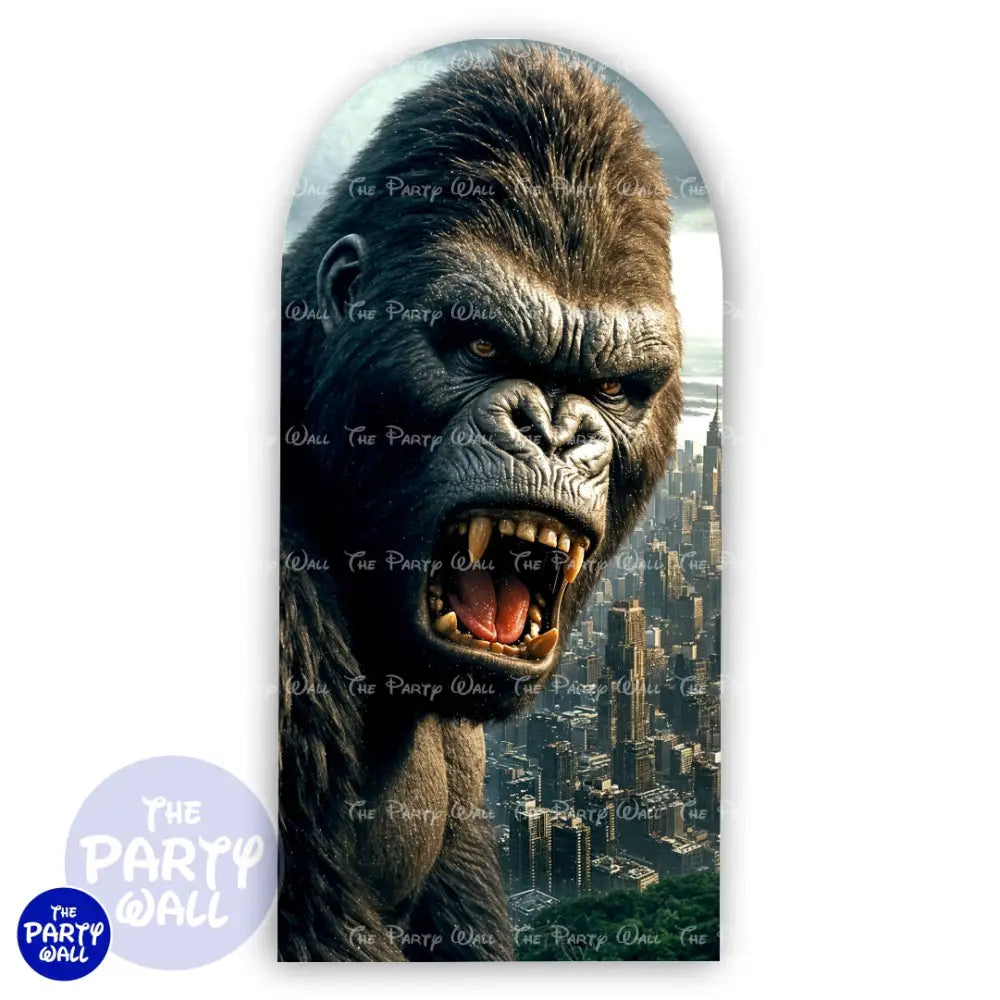 Godzilla vs. King Kong - Funda para mampara de punta redonda o rectangular Mampara de punta redonda