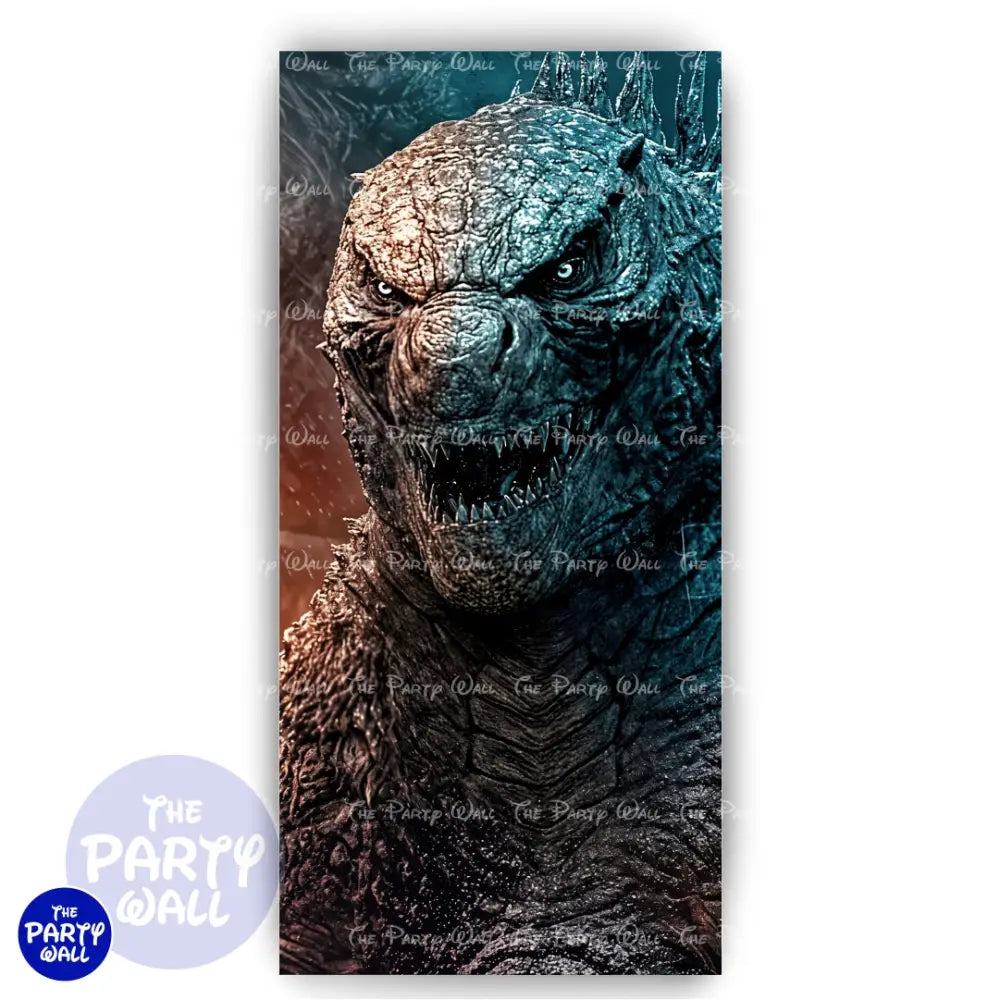 Godzilla vs. King Kong - Funda para mampara de punta redonda o rectangular Mampara de punta redonda